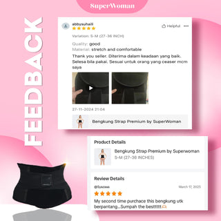 Bengkung Strap Premium By Superwoman