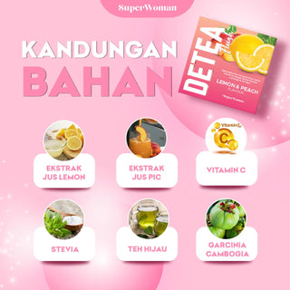 DeTea Lemon Peach by Superwoman 10SACHET